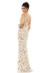 2 of 3 Mac Duggal 5482 Dress Nude-Multi