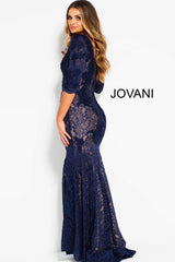 3 of 3 Jovani 54835 Navy