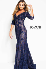 1 of 3 Jovani 54835 Navy