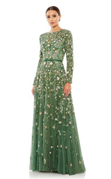 2 of 6 Mac Duggal 5533 Dress Sage