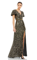 1 of 3 Mac Duggal 5540 Black-Gold