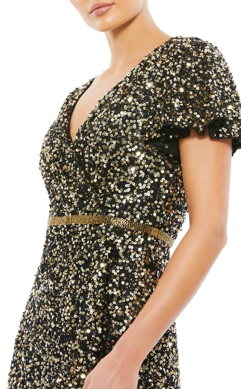 Mac Duggal 5540 Black-Gold