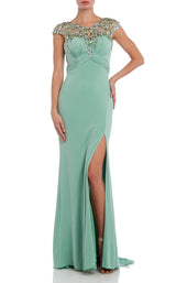 2 of 6 Alyce 5602 Seafoam Solid