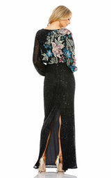 2 of 3 Mac Duggal 5615 Black-Multi