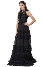 1 of 2 Odrella 5618 Dress Black