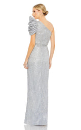 6 of 9 Mac Duggal 5622 Dress Silver