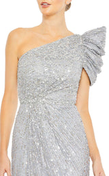 9 of 9 Mac Duggal 5622 Dress Silver