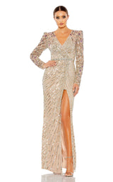 1 of 3 Mac Duggal 5628 Dress Nude-Multi