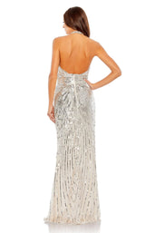 2 of 3 Mac Duggal 5650 Dress Nude-Silver