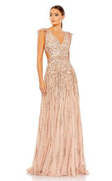 1 of 3 Mac Duggal 5682 Dress Apricot