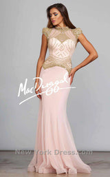 2 of 2 Mac Duggal 93522D Blush/Gold