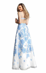 5 of 12 Jovani 57101 Ivory/Light Blue