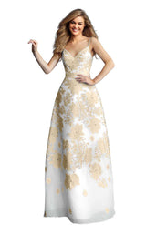 1 of 12 Jovani 57101 Ivory/Champagne