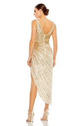 2 of 3 Mac Duggal 5757 Dress Nude-Gold