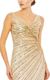 3 of 3 Mac Duggal 5757 Dress Nude-Gold