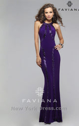 1 of 12 Faviana 7510 Purple