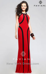 3 of 6 Faviana 7573 Red/Black