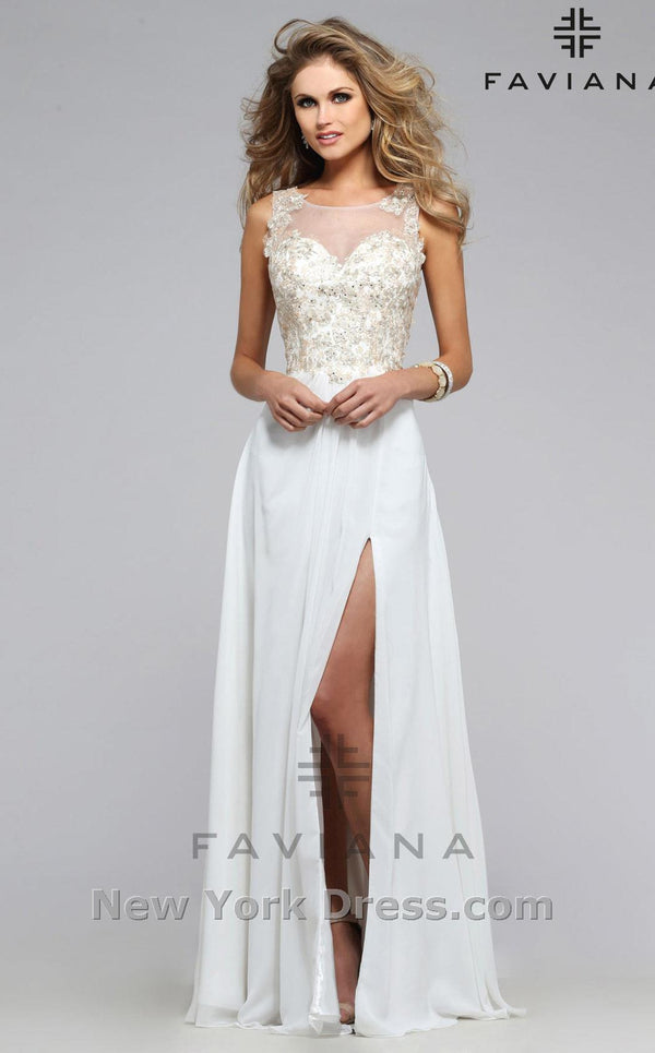 Faviana S7503 Ivory