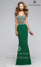 4 of 6 Faviana S7524 Emerald Green