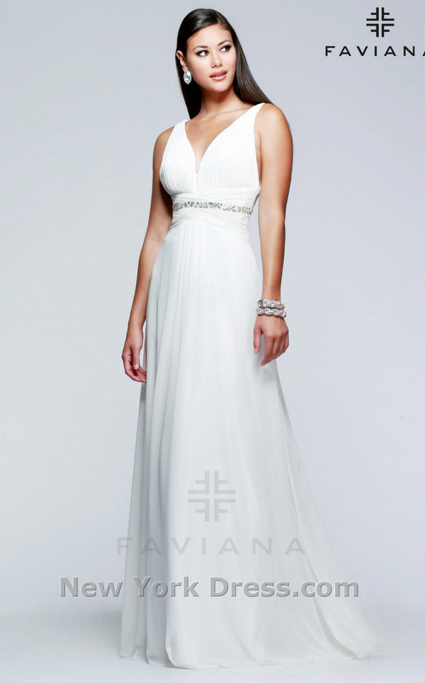 Faviana S7577 Ivory