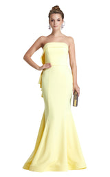 1 of 2 Odrella 5863 Dress Yellow