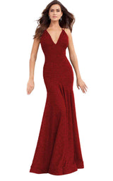 2 of 20 Jovani 60214 Crimson