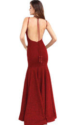 7 of 20 Jovani 60214 Crimson