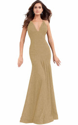 5 of 20 Jovani 60214 Sand