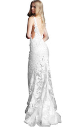 10 of 19 Jovani 60283 White