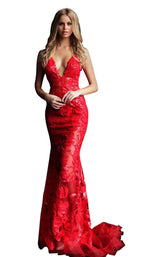 1 of 19 Jovani 60283 Red