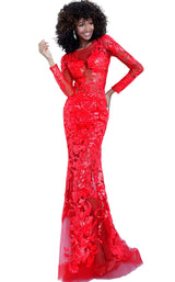 1 of 4 Jovani 60285 Red