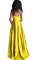 4 of 8 Jovani 60407 Yellow