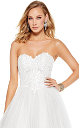 7 of 8 Alyce 60617 Diamond-White-Solid