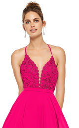 7 of 10 Alyce 60637 Hot Pink