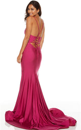 3 of 6 Alyce 60775 Dress Cranberry