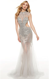 1 of 4 Alyce 60839 Dress Silver