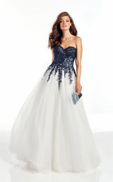 1 of 4 Alyce 60890 Midnight-Diamond-White