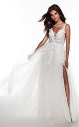 5 of 17 Alyce 60894 Diamond-White-Solid