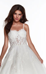 9 of 12 Alyce 60895 Diamond-White-Solid