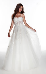 4 of 12 Alyce 60895 Diamond-White-Solid