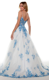 4 of 4 Alyce 61008 Diamond-White-Azure