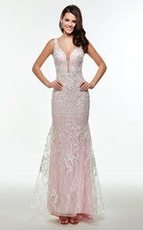 1 of 2 Alyce 61040 Ivory-Blush