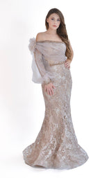 1 of 2 Odrella 6105 Dress Mink