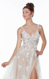 3 of 4 Alyce 61075 Diamond-White-Light-Latte