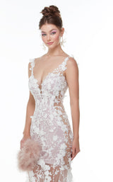 3 of 4 Alyce 61076 Diamond-White-Cashmere-Rose