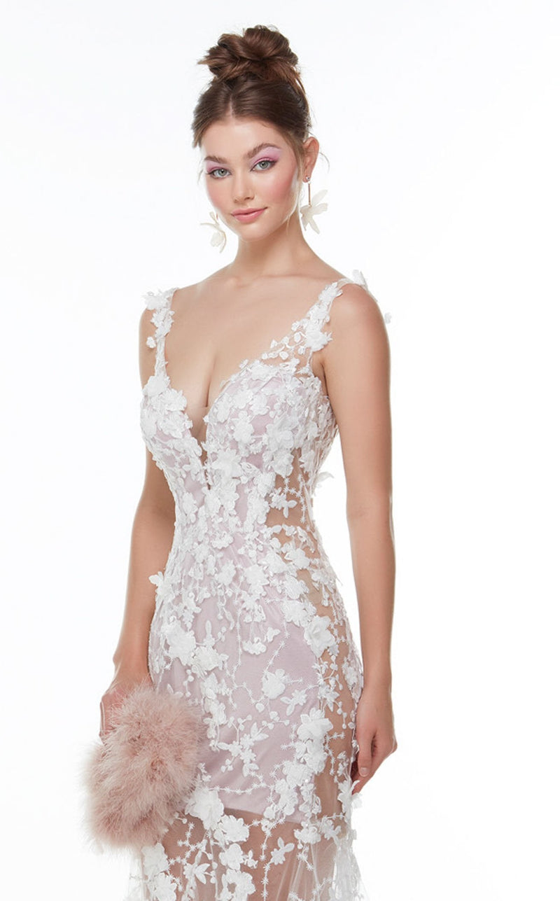 Alyce 61076 Diamond-White-Cashmere-Rose