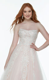 3 of 4 Alyce 61084 Diamond-White-Pink