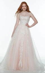 1 of 4 Alyce 61084 Diamond-White-Pink