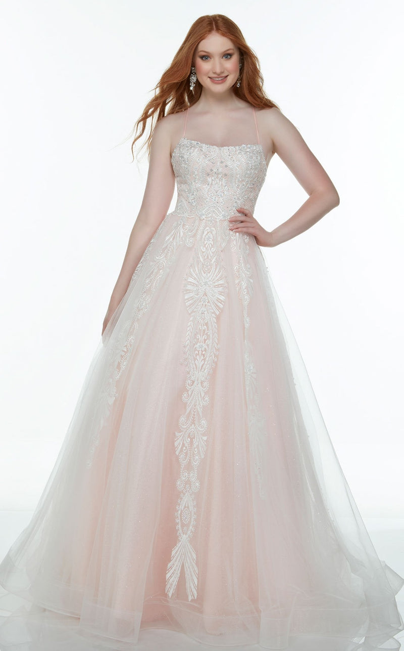 Alyce 61084 Diamond-White-Pink