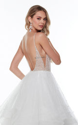 8 of 8 Alyce 61107 Diamond-White-Solid